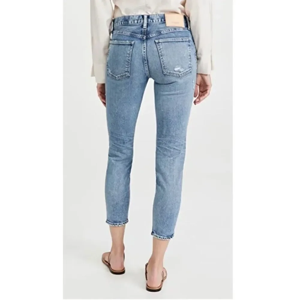 ✨Moussy vintage Denim Light Faded Blue Wash Edmond Skinny Jeans 27✨